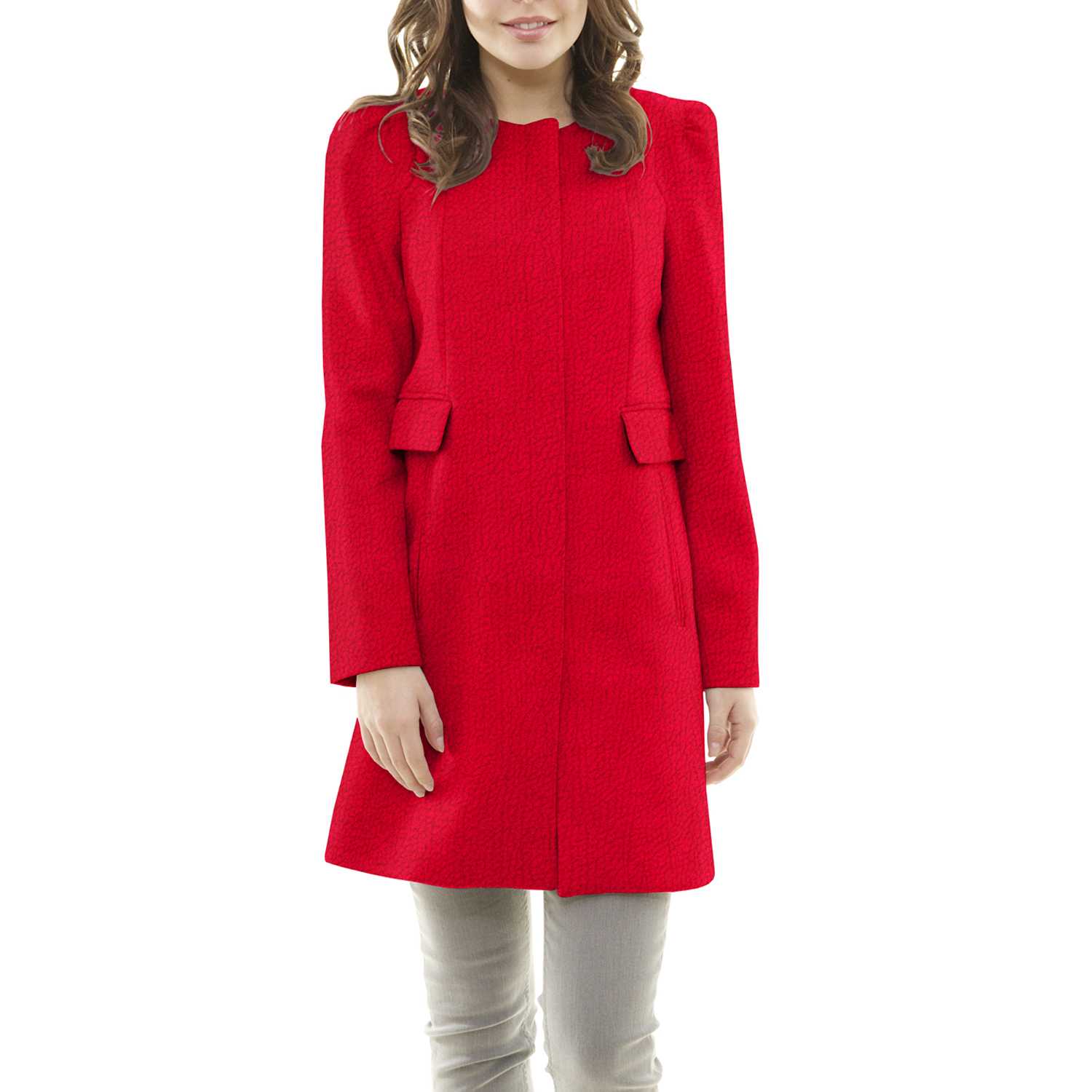 Double Texture Carreau Wales Daim Rouge - Ribes y Casals