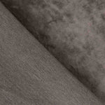 Minky et polaire double face – Gris moyen - Ribes y Casals