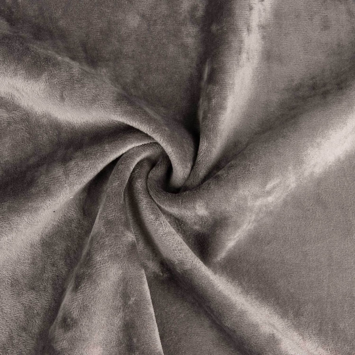 Minky et polaire double face – Gris moyen - Ribes y Casals