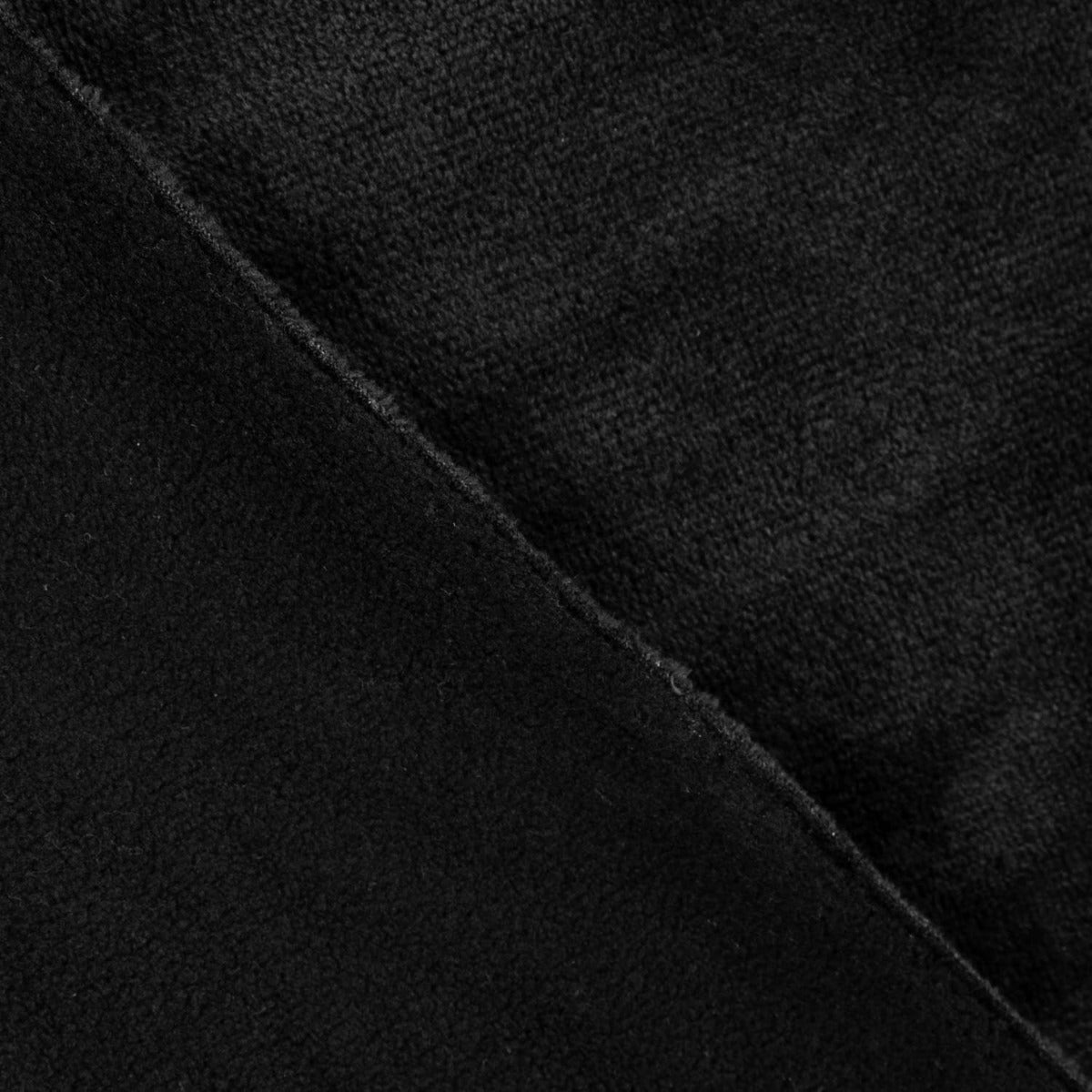 Minky et polaire double face – Noir - Ribes y Casals