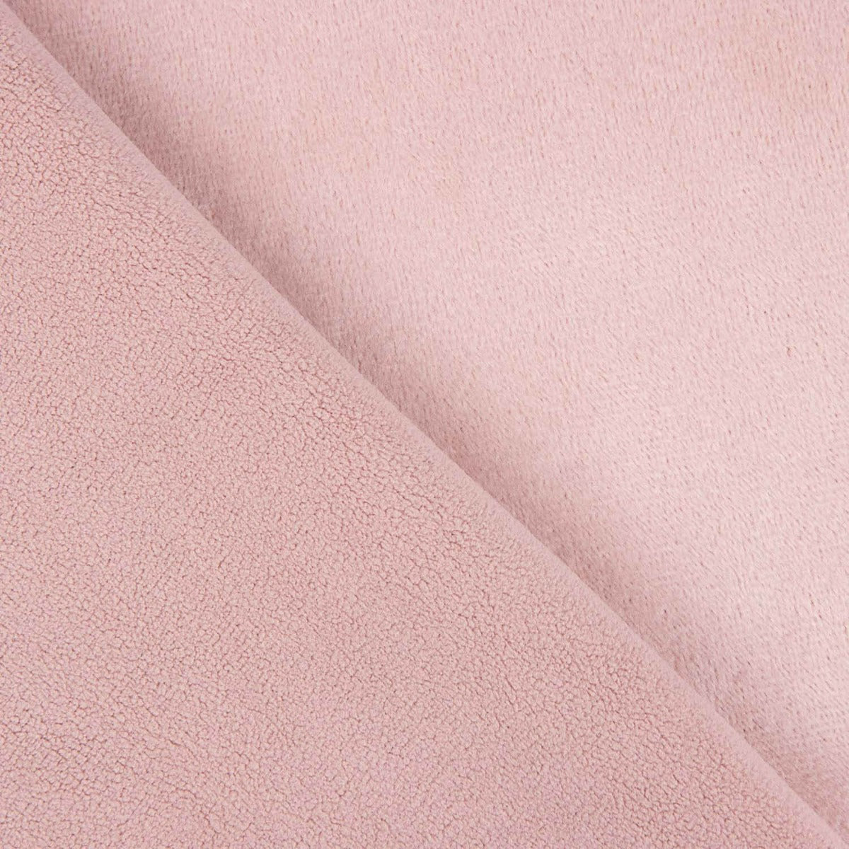 Minky et polaire double face – Rose foncé - Ribes y Casals
