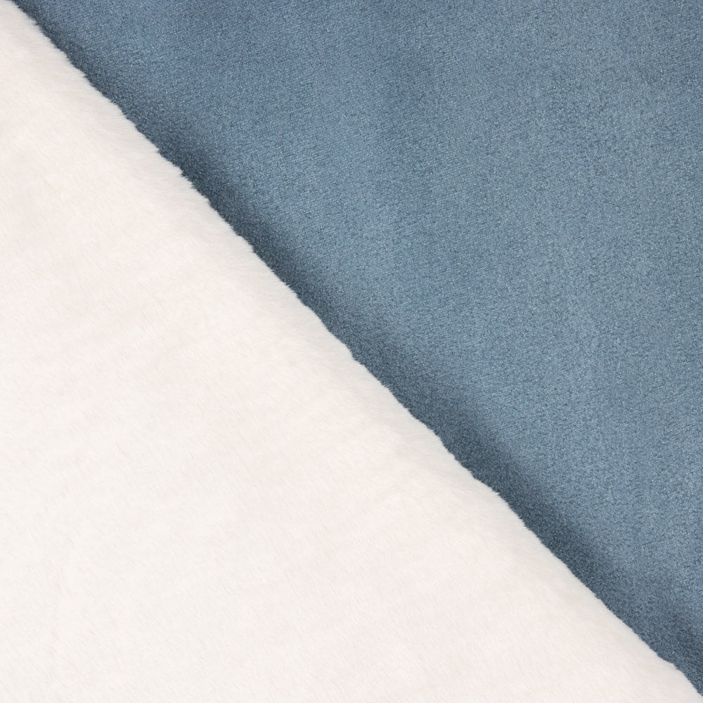 Cheveux bleus suédé double face - Ribes y Casals