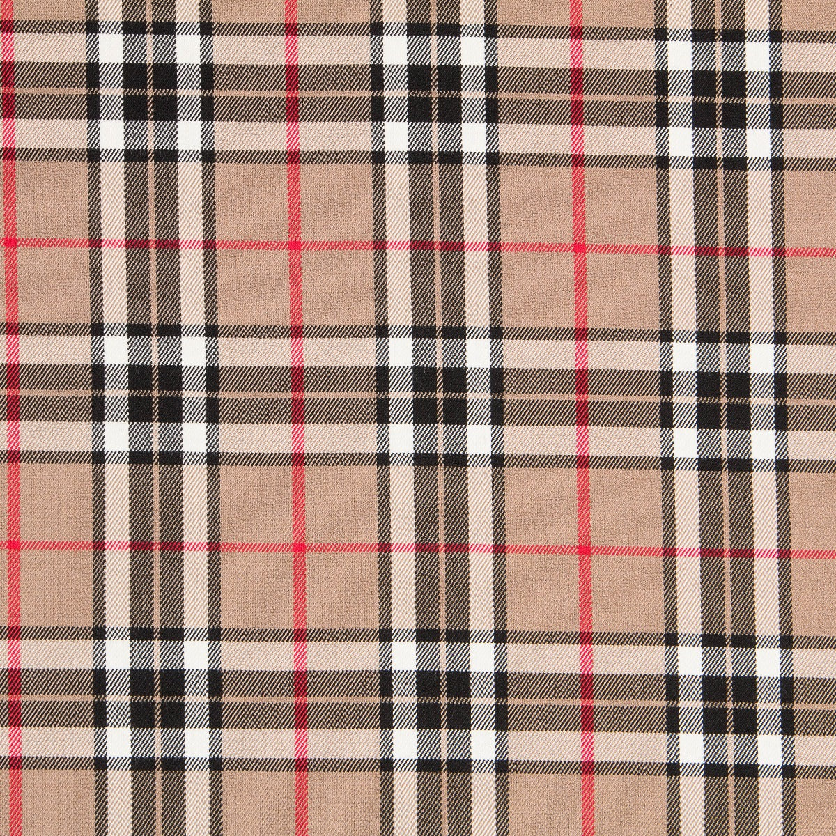 Double Face Carreaux Écossais Camel - Ribes y Casals