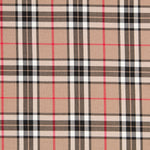 Double Face Carreaux Écossais Camel - Ribes y Casals