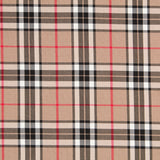 Double Face Carreaux Écossais Camel - Ribes y Casals