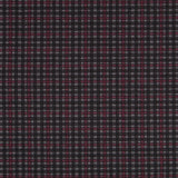 Double Texture Daim Noir Carreau Grenat - Ribes y Casals