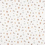 Tissu double gaze de coton imprimé d&#39;animaux - Ribes y Casals