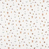 Tissu double gaze de coton imprimé d&#39;animaux - Ribes y Casals