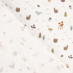 Tissu double gaze de coton imprimé d&#39;animaux - Ribes y Casals