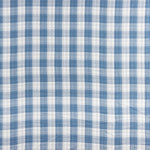 Double Gaze Réversible Vichy Bleu Denim Foncé - Ribes y Casals