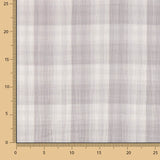 Double Gaze Vichy Réversible Gris Clair - Ribes y Casals