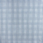 Double Chiffon Vichy Réversible Bleu - Ribes y Casals