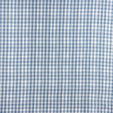 Double Chiffon Vichy Réversible Bleu - Ribes y Casals