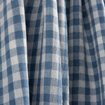 Double Chiffon Vichy Réversible Bleu - Ribes y Casals