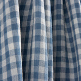 Double Chiffon Vichy Réversible Bleu - Ribes y Casals