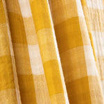 Double Chiffon Vichy Révélable Ocre - Ribes y Casals