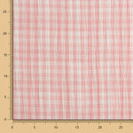 Double Gaze Vichy Réversible Rose - Ribes y Casals