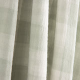 Double Chiffon Vichy Réversible Vert - Ribes y Casals