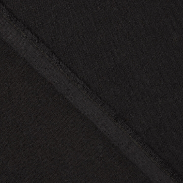 Tissu double face extensible noir - Ribes y Casals