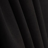 Tissu double face extensible noir - Ribes y Casals