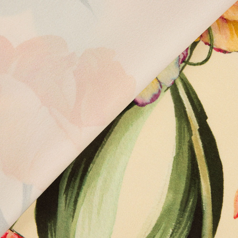 Trench extensible Tulips écru - Ribes y Casals