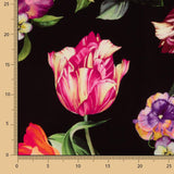 Trench stretch Tulips noir - Ribes y Casals