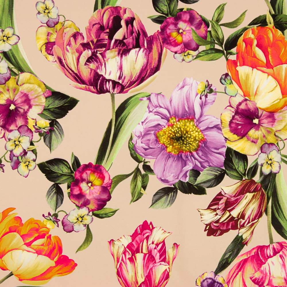 Trench stretch Tulips rose - Ribes y Casals