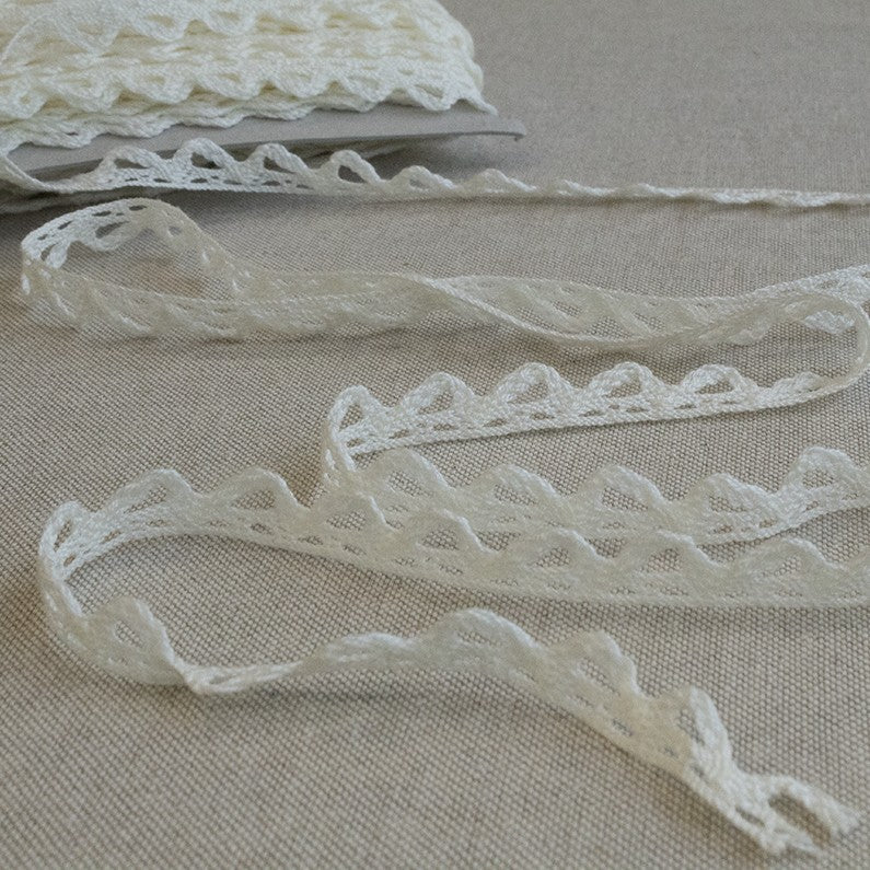 Dentelle Passementerie Écru 10mm - Ribes y Casals