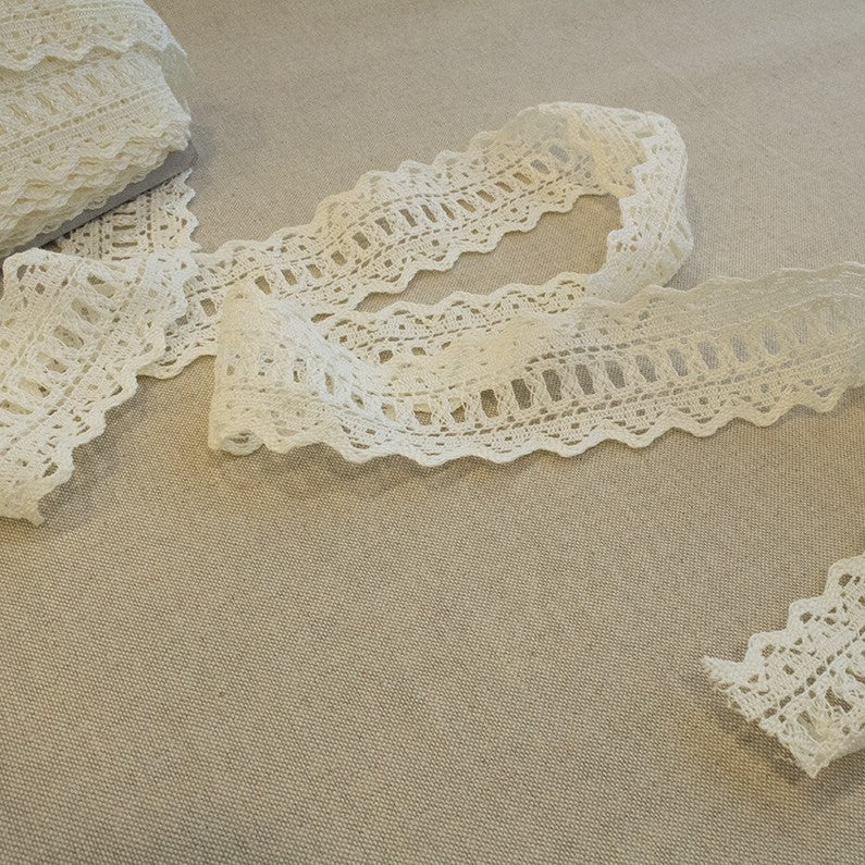 Dentelle Passementerie Écru 55mm - Ribes y Casals