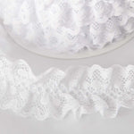 Dentelle Passementerie Nylon Blanc 30mm - Ribes y Casals