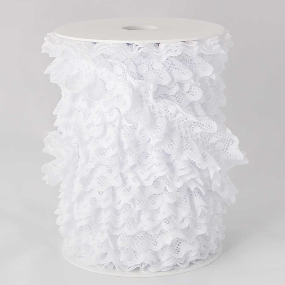 Dentelle Passementerie Nylon Blanc 30mm - Ribes y Casals