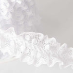 Dentelle Passementerie Nylon Blanc 30mm - Ribes y Casals