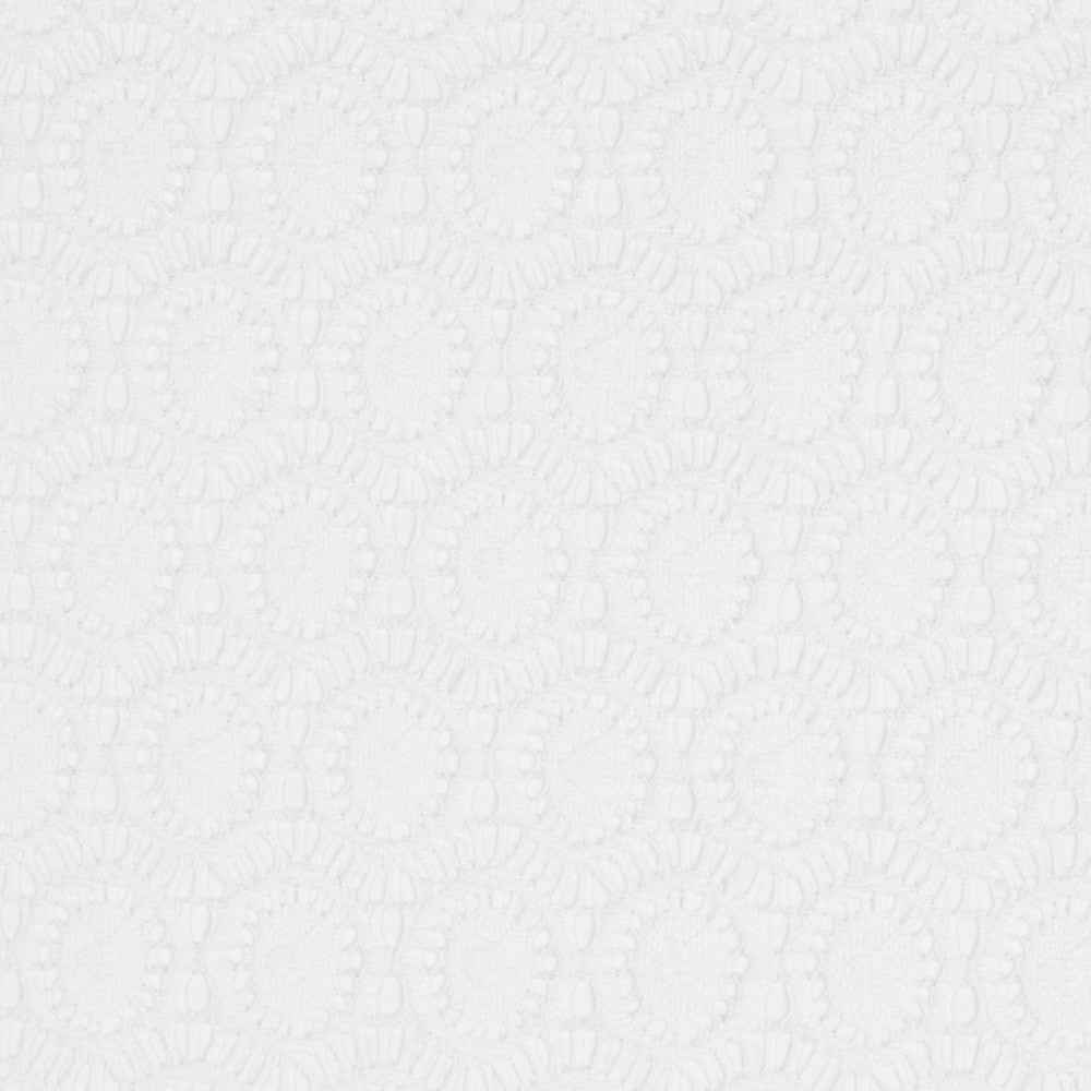 Dentelle Élastique Géométrique Blanc - Ribes y Casals