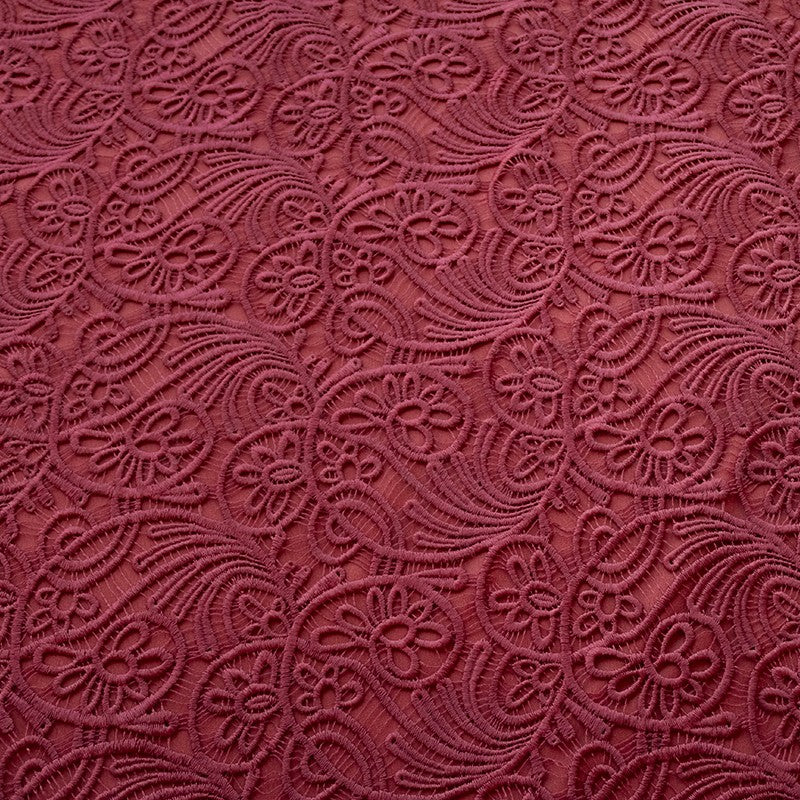 Dentelle Guipure Branche Corail - Ribes y Casals