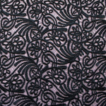 Dentelle Guipure Branche Noir - Ribes y Casals