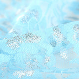 Dentelle Lurex Lace Blue Silver - Ribes y Casals