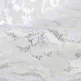 Dentelle Lurex Blanc Argent - Ribes y Casals