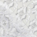 Dentelle Lurex Blanc Argent - Ribes y Casals