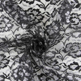 Dentelle Lurex Lace Black Silver - Ribes y Casals