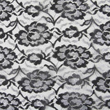 Dentelle Lurex Lace Black Silver - Ribes y Casals