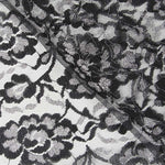 Dentelle Lurex Lace Black Silver - Ribes y Casals