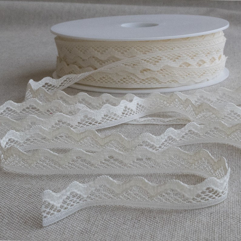 Dentelle Nylon Écru 12mm - Ribes y Casals