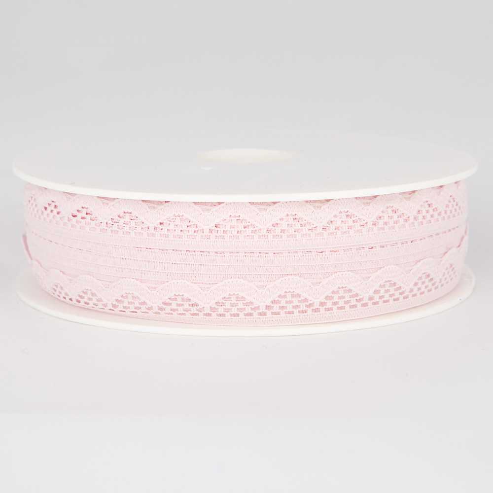 Dentelle Nylon Rose 10mm - Ribes y Casals