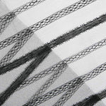 Tissu Dentelle Florale Blanche Bayadère - Ribes y Casals