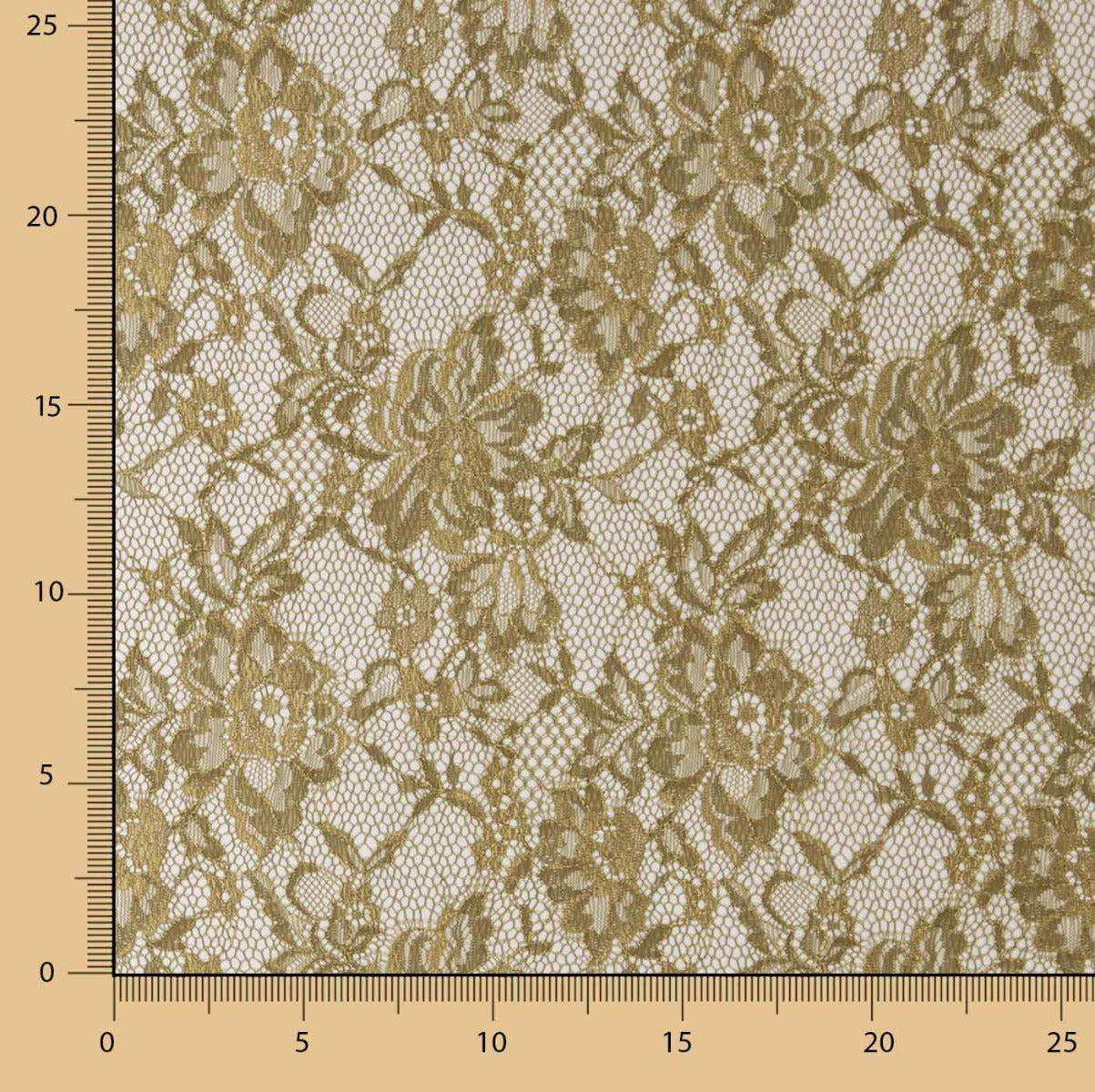 Dentelle Chantilly Vieil Or - Ribes y Casals