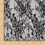 Dentelle Fine Fleurie Noire - Ribes y Casals