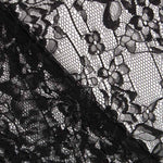 Dentelle Fine Fleurie Noire - Ribes y Casals