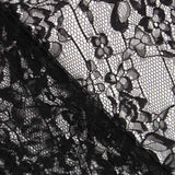 Dentelle Fine Fleurie Noire - Ribes y Casals