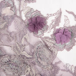 Dentelle Fantaisie Lurex Lilas - Ribes y Casals
