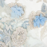 Dentelle Fantaisie Lurex Vert d&#39;Eau - Ribes y Casals